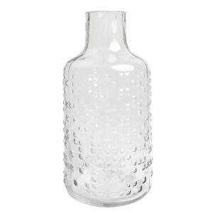 Γυάλινο Διάφανο Βάζο Φ15
