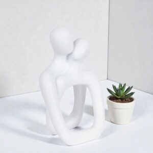 Διακοσμητική Φιγούρα Ζευγάρι Πολυρεζίν Λευκό 10.5x18cm | 752-27166 – Minimal Romantic Sculpture - Box In Θεσσαλονίκη - 25ης Μαρτίου 111