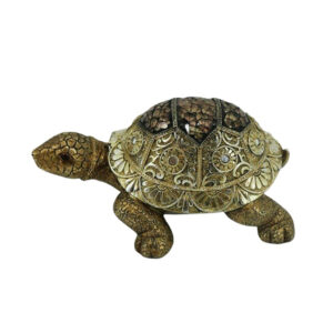 Διακοσμητική Χρυσή Χελώνα Πολυεστερική 20x13.5x10cm | 21014Q2 - Box In Θεσσαλονίκη - 25ης Μαρτίου 111