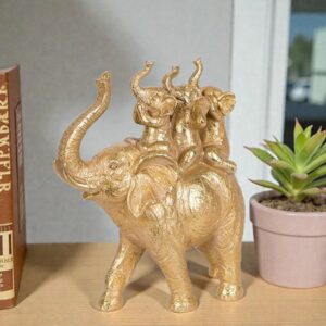 Διακοσμητικοί Ελέφαντες Χρυσοί-Γκρι 23.5x9x26cm | 752-11526 – Σετ Συμβολικό Αγαλματίδιο Τύχης & Ευημερίας - Box In Θεσσαλονίκη - 25ης Μαρτίου 111