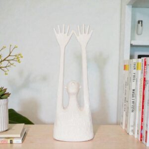 Διακοσμητικό Γλυπτό Ρεζίν Γκρι 11x31.5cm | 752-27013 – Modern Art Deco Αγαλματίδιο - Box In Θεσσαλονίκη - 25ης Μαρτίου 111