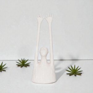 Διακοσμητικό Γλυπτό Ρεζίν Γκρι 8.5x6x24cm | 752-27014 – Αφηρημένη Τέχνη & Minimalist Home Decor - Box In Θεσσαλονίκη - 25ης Μαρτίου 111