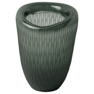 Διακοσμητικό Γυάλινο Πράσινο Βάζο Ραβδωτό 19x18x25cm CQA53146 - Box In Θεσσαλονίκη - 25ης Μαρτίου 111