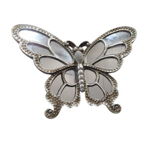 Διακοσμητικό Τοίχου Πεταλούδα Ασημί 23.5x18cm με Καθρέπτη | 19770-24 - Box In Θεσσαλονίκη - 25ης Μαρτίου 111