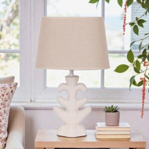 Επιτραπέζιο Φωτιστικό Κεραμικό Κρεμ 25x7x40cm | 814-50006 – Minimalist Sculptural Table Lamp - Box In Θεσσαλονίκη - 25ης Μαρτίου 111