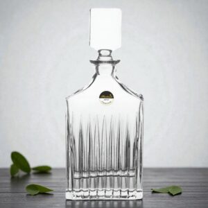 Καράφα Γυάλινη Ανάγλυφη 1000ml 26.1cm | Κομψή Καράφα Ποτών & Νερού | MI092B - Box In Θεσσαλονίκη - 25ης Μαρτίου 111
