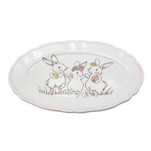 Κεραμική Πασχαλινή Πιατέλα με Λαγουδάκια Λευκή 30.9x21cm | 818-00016 – Minimal Λευκή Πιατέλα Σερβιρίσματος - Box In Θεσσαλονίκη - 25ης Μαρτίου 111