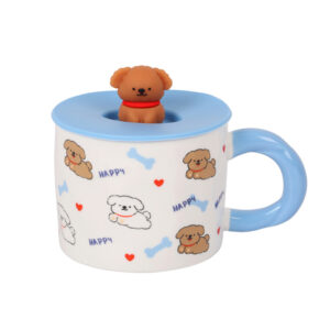 Κεραμική κούπα " Happy Friend " με μοναδικό καπάκι σιλικόνης 430ml Etoile LM-241B - Box In Θεσσαλονίκη - 25ης Μαρτίου 111