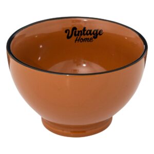 Κεραμικό Μπωλ  "Vintage Home" σε καφέ χρώμα 50cl - 13