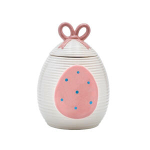Κεραμικό Πασχαλινό Βαζάκι με Λαγουδάκι Ροζ 15.4x22.1cm | 818-00028 – Δοχείο Αποθήκευσης & Μπισκοτιέρα - Box In Θεσσαλονίκη - 25ης Μαρτίου 111