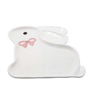 Κεραμικό Πασχαλινό Πιάτο σε Σχήμα Λαγού Λευκό-Ροζ 26.8x25.2cm | 818-00027 – Γιορτινή Πιατέλα Σερβιρίσματος - Box In Θεσσαλονίκη - 25ης Μαρτίου 111