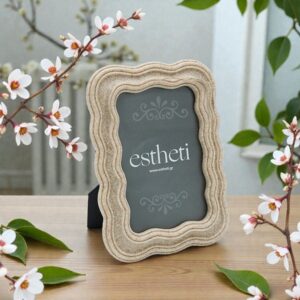 Κορνίζα (10x15) με Εφέ Αμμόπετρας Πολυρεζίν Κρεμ 14.5x2x19.5cm | 815-00054 – Small Stone Effect Photo Frame - Box In Θεσσαλονίκη - 25ης Μαρτίου 111