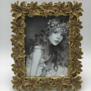 Κορνίζα Polyresin Χρυσή Ανάγλυφη Λουλούδια  22210-57  13×18εκ. - Box In Θεσσαλονίκη - 25ης Μαρτίου 111