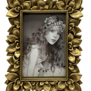 Κορνίζα Χρυσή Ανάγλυφη "Flowers" από polyresin για φωτογραφία 10×15 Polyresin 21640-46 - Box In Θεσσαλονίκη - 25ης Μαρτίου 111