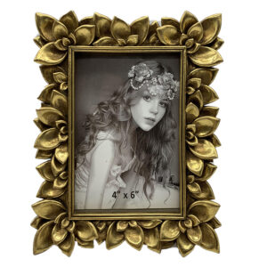 Κορνίζα Χρυσή Ανάγλυφη "Flowers" από polyresin για φωτογραφία 20×25 Polyresin 21640-81 - Box In Θεσσαλονίκη - 25ης Μαρτίου 111