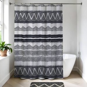 Κουρτίνα Μπάνιου Polyester “Tribal Lodge” 180x200cm | Μοντέρνα Διακόσμηση Μπάνιου | 06.1200729 - Box In Θεσσαλονίκη - 25ης Μαρτίου 111