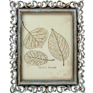 Μεγάλη Ανάγλυφη Κορνίζα "Lace" σε ασημί χρώμα από polyresin για φωτογραφία 20×25 Polyresin BLY17772-8 - Box In Θεσσαλονίκη - 25ης Μαρτίου 111