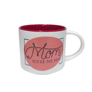 Μεγάλη Κεραμική κούπα "Mum you're the best"