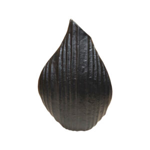 Μεταλλικό οβαλ βάζο σε μαύρο χρώμα 20x9x31cm 2290-2-B - Box In Θεσσαλονίκη - 25ης Μαρτίου 111