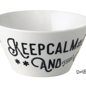 Μπωλ Σερβιρίσματος πορσελάνης Dutch Rose "Fun White" 64cl 14x7