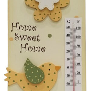 Ξύλινο Θερμόμετρο τοίχου "Bird" σε κίτρινο χρώμα 13Χ19 Etoile LL-644A - Box In Θεσσαλονίκη - 25ης Μαρτίου 111