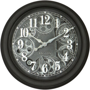 Ρολόι Τοίχου "Gears" με κινούμενα εσωτερικά γρανάζια (Φ30x8) 753-12027 - Box In Θεσσαλονίκη - 25ης Μαρτίου 111