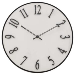 Ρολόι τοίχου Λευκό Φ35 x  4