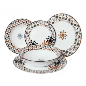 Σερβίτσιο Φαγητού Πορσελάνης " Harmony" 20 Τεμαχίων | 18500 – 6 Άτομα με Πιατέλα & Σαλατιέρα – Porcelain Dinner Set - Box In Θεσσαλονίκη - 25ης Μαρτίου 111