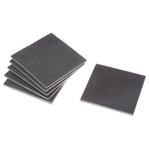 Σετ 6 Τεμάχια Σουβέρ Σχιστόλιθος Anthracite 10x10cm | 07.150079 – Minimal Natural Slate Coasters - Box In Θεσσαλονίκη - 25ης Μαρτίου 111