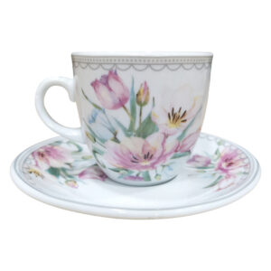 Σετ 6 Φλιτζάνια Καφέ Πορσελάνινα "Purple Blossom" 110cc | Bohemia House | D230205 - Box In Θεσσαλονίκη - 25ης Μαρτίου 111