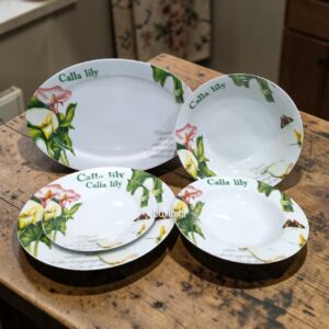 Σετ Φαγητού Πορσελάνης Calla Lily 20τμχ με Πιατέλα & Σαλατιέρα | Royal Bloom | 20/215A - Box In Θεσσαλονίκη - 25ης Μαρτίου 111