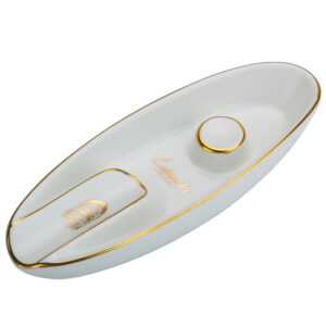 Σταχτοδοχείο πούρου Lubinski σε λευκό χρώμα 17Χ6