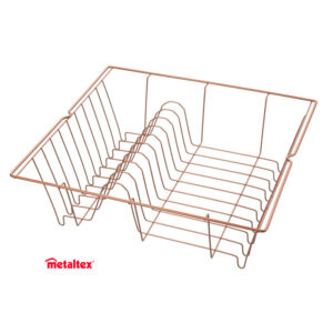 Στεγνωτήρας Γούρνας Μεταλλικός "Copper Lipsia" σε χάλινο χρώμα 36x33x12cm 16-323640 - Box In Θεσσαλονίκη - 25ης Μαρτίου 111