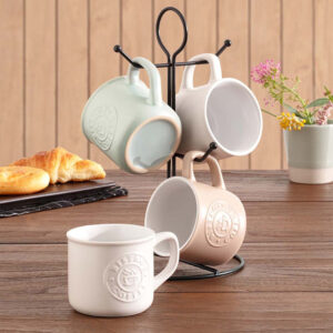 Φλυτζάνια Καφέ 140ml σε κυπελλοστάτη (Σετ 7τμχ) 196357 - Box In Θεσσαλονίκη - 25ης Μαρτίου 111