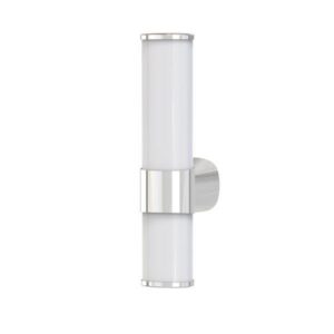 Απλικα μπανιου τοιχου πλαστικο led 6w 600lm 3cct(3000-4000-6000k) 400x68mm ip44 ασημι Arte Illumina breeze