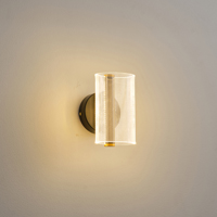 Απλικα toixoy ακρυλικο led 8w 720lm 3000k 105x175mm dots μαυρo Arte Illumina sparky