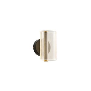 Απλικα toixoy ακρυλικο led 8w 720lm 3000k 105x175mm dots μαυρo Arte Illumina sparky
