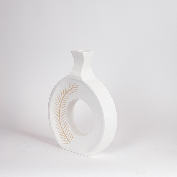 ΒΑΖΟ ΞΥΛΟ ΛΕΥΚΟ-ΦΥΣΙΚΟ 25x6x32cm