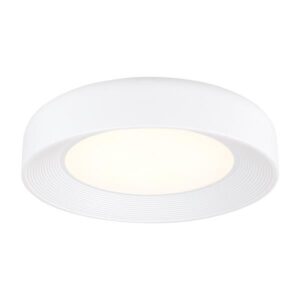Πλαφονιερα μεταλλο-ακρυλικο led 40w 3042lm 3000k φ500x100mm λευκο Arte Illumina upon