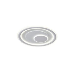Πλαφονιερα μεταλλο-πλαστικο led 60w 3300lm 3cct (3000-4000-6500k) φ510x60mm λευκο Arte Illumina motivo