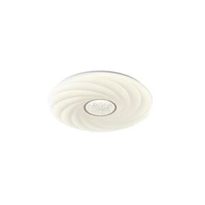 Πλαφονιερα μεταλλο-πλαστικο led 60w 5580lm 3cct(3000-4000-6500k) φ480x75mm λευκο Arte Illumina triano