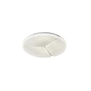 Πλαφονιερα μεταλλο-πλαστικο led 60w 5700lm 3cct (3000-4000-6500k) φ480x75mm λευκο Arte Illumina triano