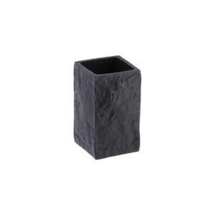Ποτήρι Μπάνιου Polyresin Stone Μαύρο 06.61120103 - Box In Θεσσαλονίκη - 25ης Μαρτίου 111