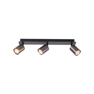 Σποτ αλουμινιο 3φωτο 3xgu10 max 7w 450x120mm γκρι Arte Illumina luxy