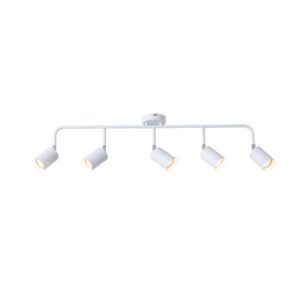 Σποτ μεταλλο 5φωτο 5xgu10 max 7w 800x230mm λευκο Arte Illumina olymp