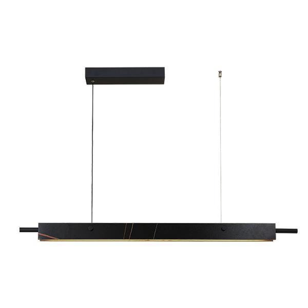 Φωτιστικο κρεμαστο γραμμικο led 20w l124*w5.6*h7cm 3 cct μαυρο Arte Illumina