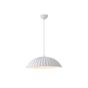 Φωτιστικο κρεμαστο γυψινο μονοφωτο 1xe27 max 15w φ500x1830mm λευκο Arte Illumina calco