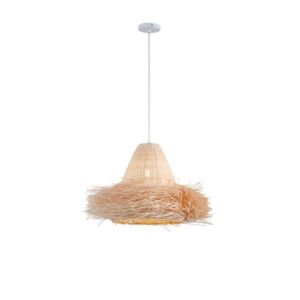 Φωτιστικο κρεμαστο bamboo μονοφωτο 1xe27 max 15w φ560x1560mm μπεζ Arte Illumina sisal
