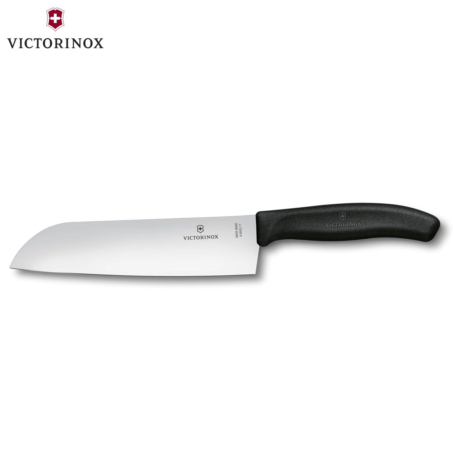 VICTORINOX SWISS CLASSIC ΜΑΧΑΙΡΙ SANTOKU 17εκ. ΜΑΥΡΗ ΛΑΒΗ – 6.8503.17B-Box in Thessaloniki
