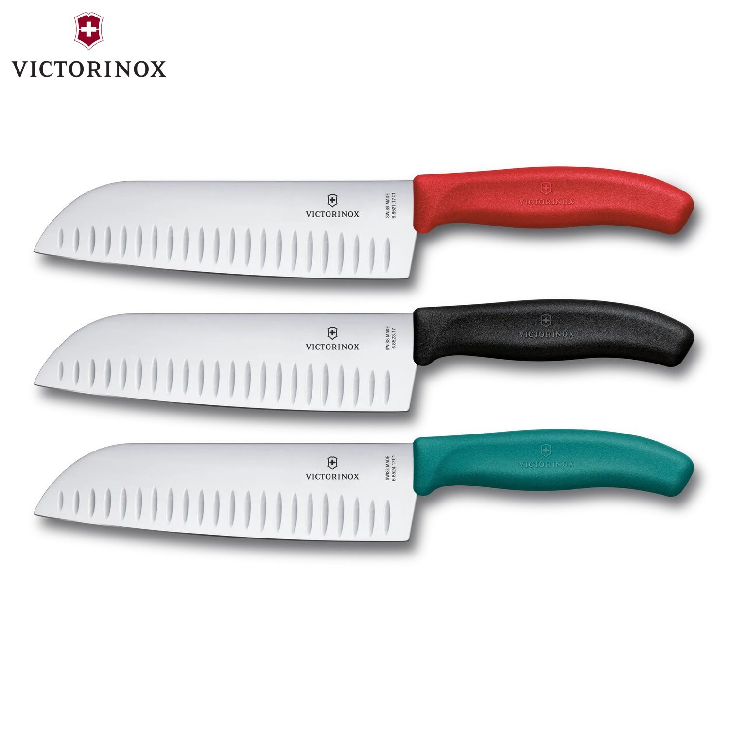 Victorinox swiss classic μαχαιρι santoku αυλακωτο 17εκ. πρασινη λαβη – 6.8524.17c1b | 038.8524.17C1B - Image 7